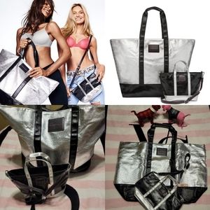 WoW Victoria's Secret Tote Bag Set NWT